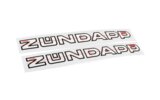 Lipdukas Zündapp (x2) 220x20mm juoda / balta