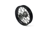 Galinis ratas / ratlankis plieninis d.12mm - 12'' Pit Bike / Dirt Bike juodas