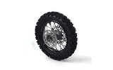 Galinis ratlankis plieninis d.15mm - 12'' su padanga Yuanxing Pit Bike / Dirt Bike juoda