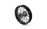 Galinis ratas / ratlankis plieninis 15 mm ašis - 12 colių Pit Bike / Dirt Bike juodas
