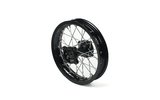 Galinio rato / ratlankio aliuminio stebulė 15 mm ašis - 12 colių Pit Bike / Dirt Bike juoda