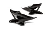 Variklio šoniniai skydai kairėje + dešinėje Yamaha Aerox / MBK Nitro prieš 2013 m. juodi