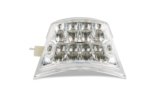 Chromuotas Piaggio Zip 2 LED galinis žibintas