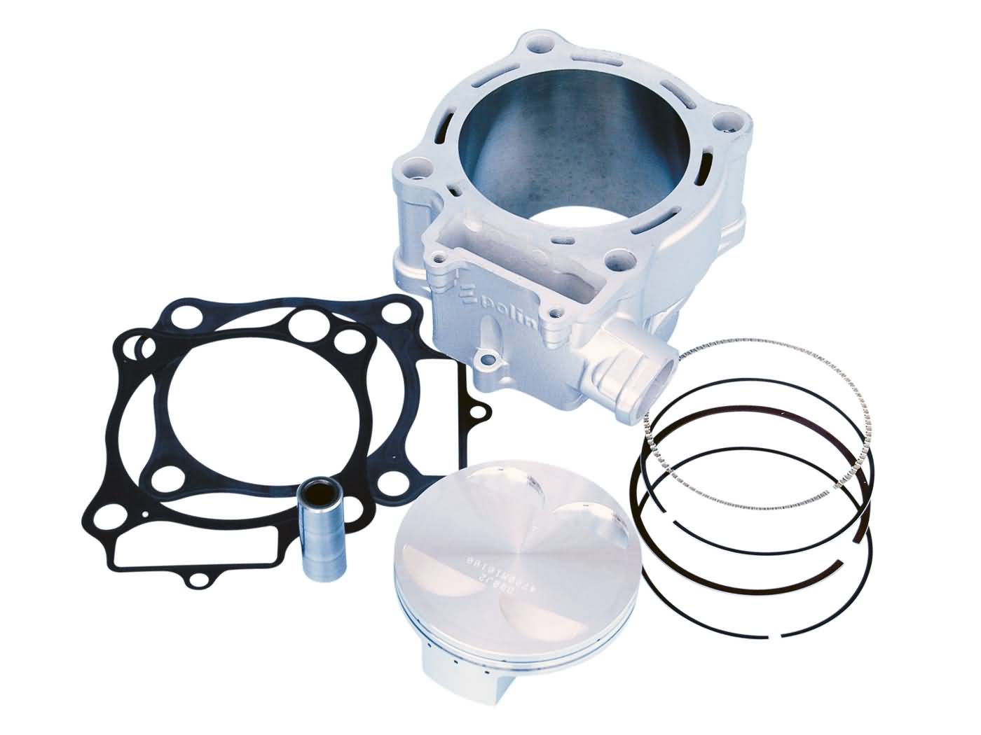 Cilindro komplektas Polini aliuminio sport 490cc 100mm, skirtas Honda CRF 450 02-05