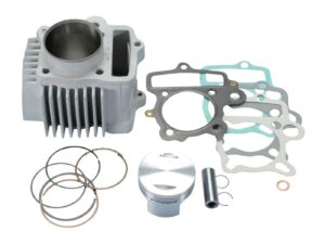 Cilindro komplektas Polini aliuminio 107cc 52mm 2V, skirtas Polini Minicross, Minimotard 110 XP4T