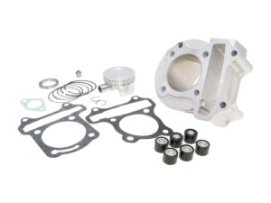 Cilindro komplektas Polini aliuminio sport 80cc 50mm, skirtas GY6 China Scooter, Kymco 4-taktis, 139QMB / QMA
