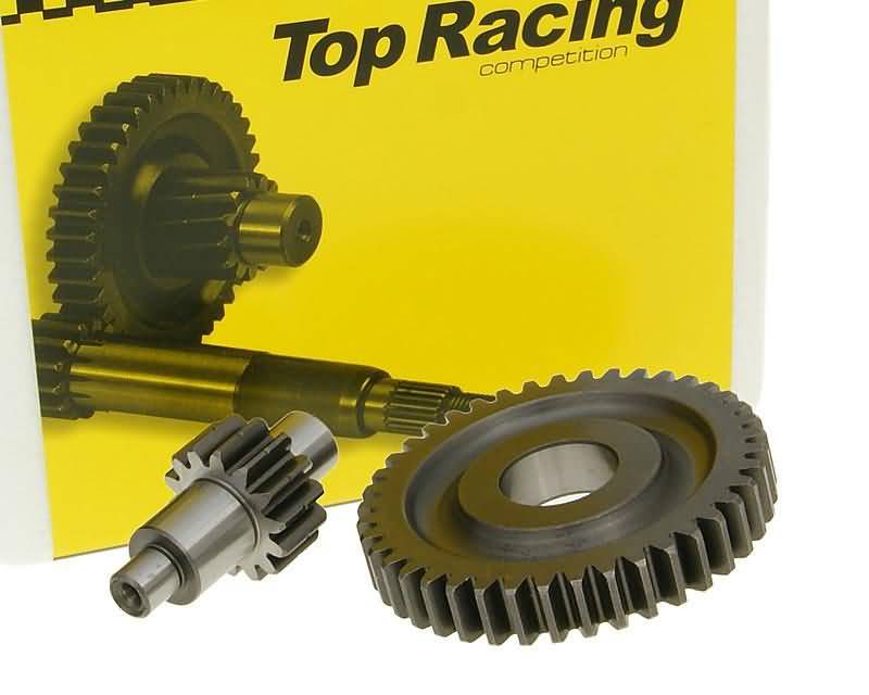 antrinės transmisijos pavarų komplektas Top Racing 14/41 santykis Minarelli