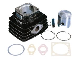 Cilindro komplektas Polini ketaus sportinis 70cc 47mm, skirtas Fantic Motor Issimo 50, Minarelli V1