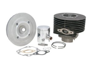 Cilindro komplektas Polini ketaus sportinis 130cc 57mm skirtas Vespa 125 ETS, PK, Primavera 2T, Primavera ET3 2T, XL