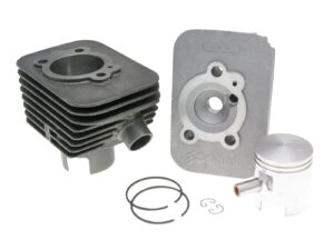 Cilindro komplektas Polini ketaus sportinis 63cc 10mm Stūmoklio pirštas Piaggio Ciao