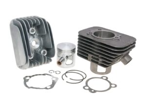 Cilindro komplektas Polini ketaus sportinis 70cc 12mm Stūmoklio pirštas Piaggio Ciao