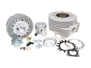 Cilindro komplektas Polini aliuminio lenktyninis 177cc 63mm, skirtas Vespa PX, TS, Sprint, LML Star 125-150cc