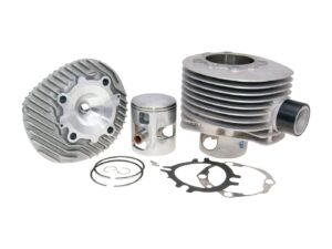 Cilindro komplektas Polini aliuminio lenktyninis 221cc 68,5 mm, skirtas Vespa 200 PE, PX