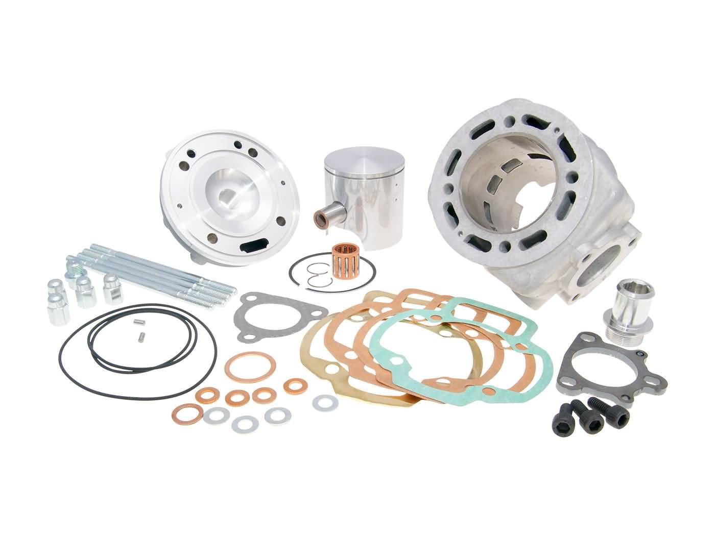 Cilindro komplektas Polini aliuminio lenktyninis Big Evolution 84cc 52mm Piaggio LC