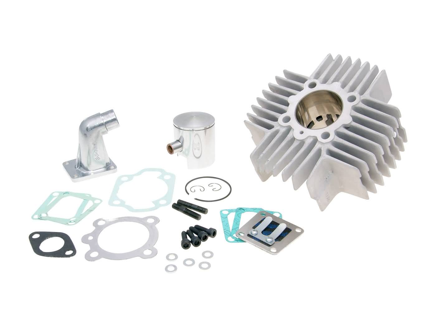 Cilindro komplektas Polini aliuminio sport 65cc 43,5mm Puch Maxi, X30