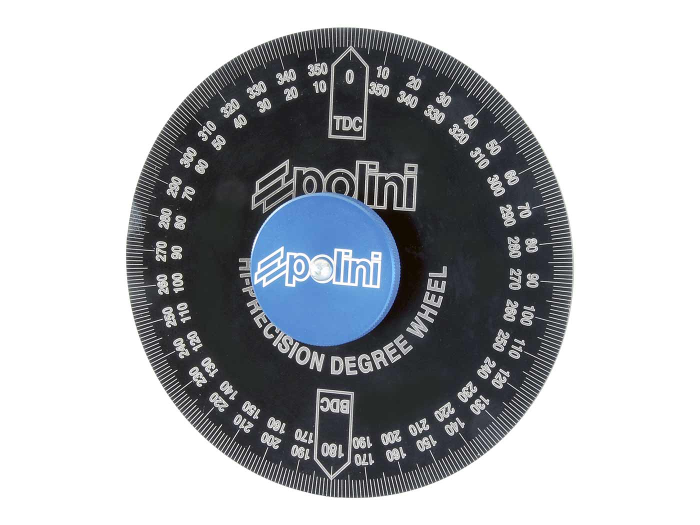 laipsnio ratas Polini aliuminio Ø 220mm su adapteriais
