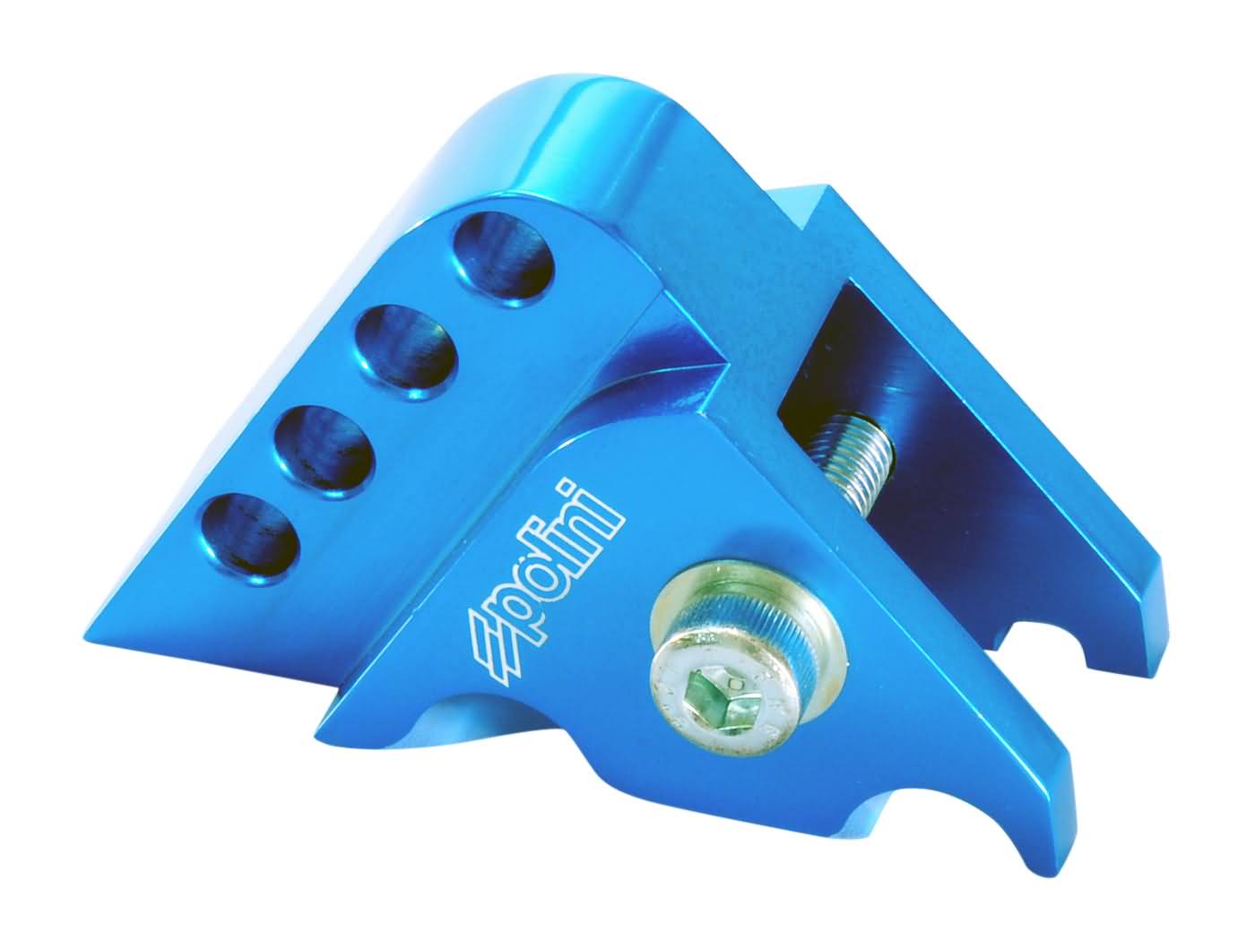 Amortizatoriaus paaukštinimas Polini CNC 4 skylių mėlynas Minarelli Horizontal