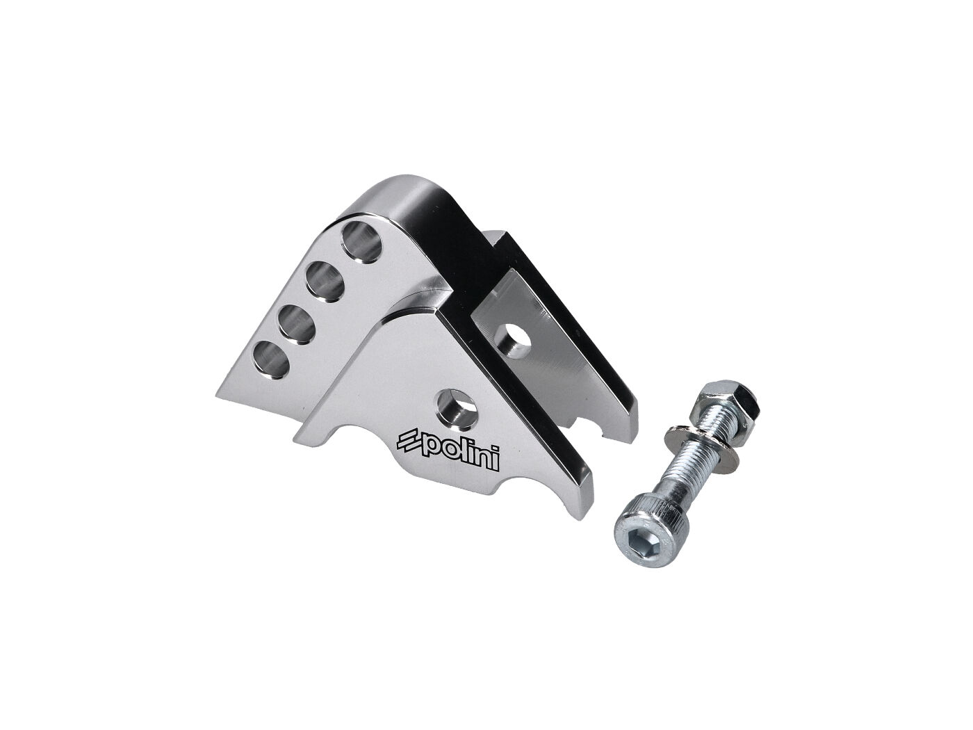 Amortizatoriaus paaukštinimas Polini CNC 4 skylių aliuminis Minarelli Horizontal