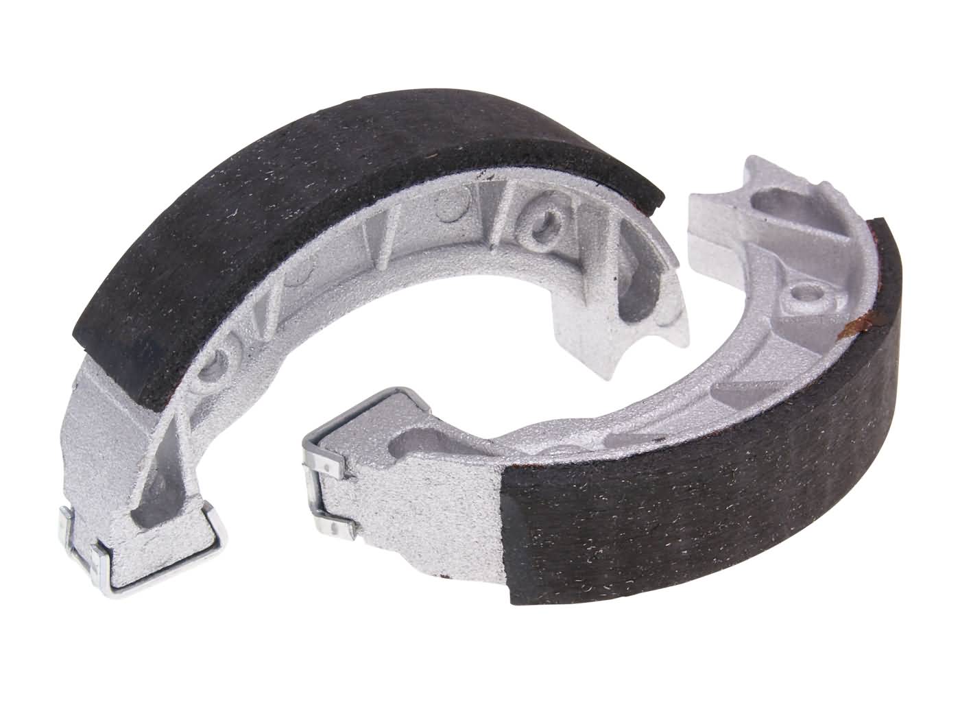 Būgninių stabdžių kaladėlių komplektas Polini 105x20mm būgniniams stabdžiams Piaggio / Vespa Ciao, Bravo, Grillo, SI, Vespino