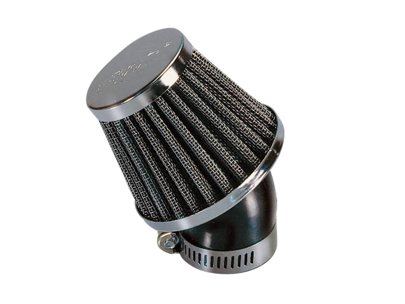 oro filtras Polini metalinė oro dėžė 38mm 30° PHBL karbiuratoriui