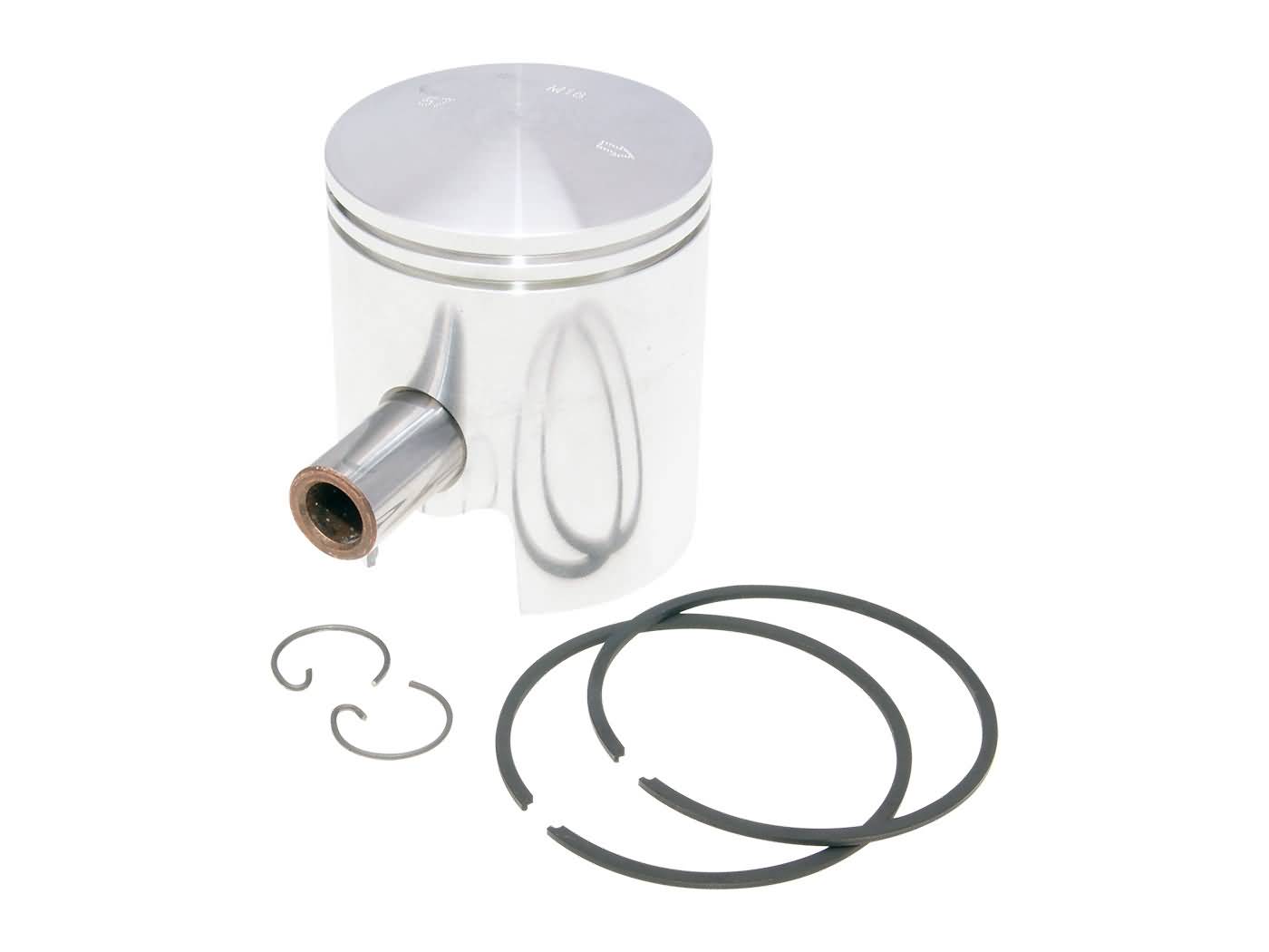 Stūmoklio komplektas Polini 130cc 57mm, skirtas Vespa 125 ETS, PK, Primavera 2T, Primavera ET3 2T, XL