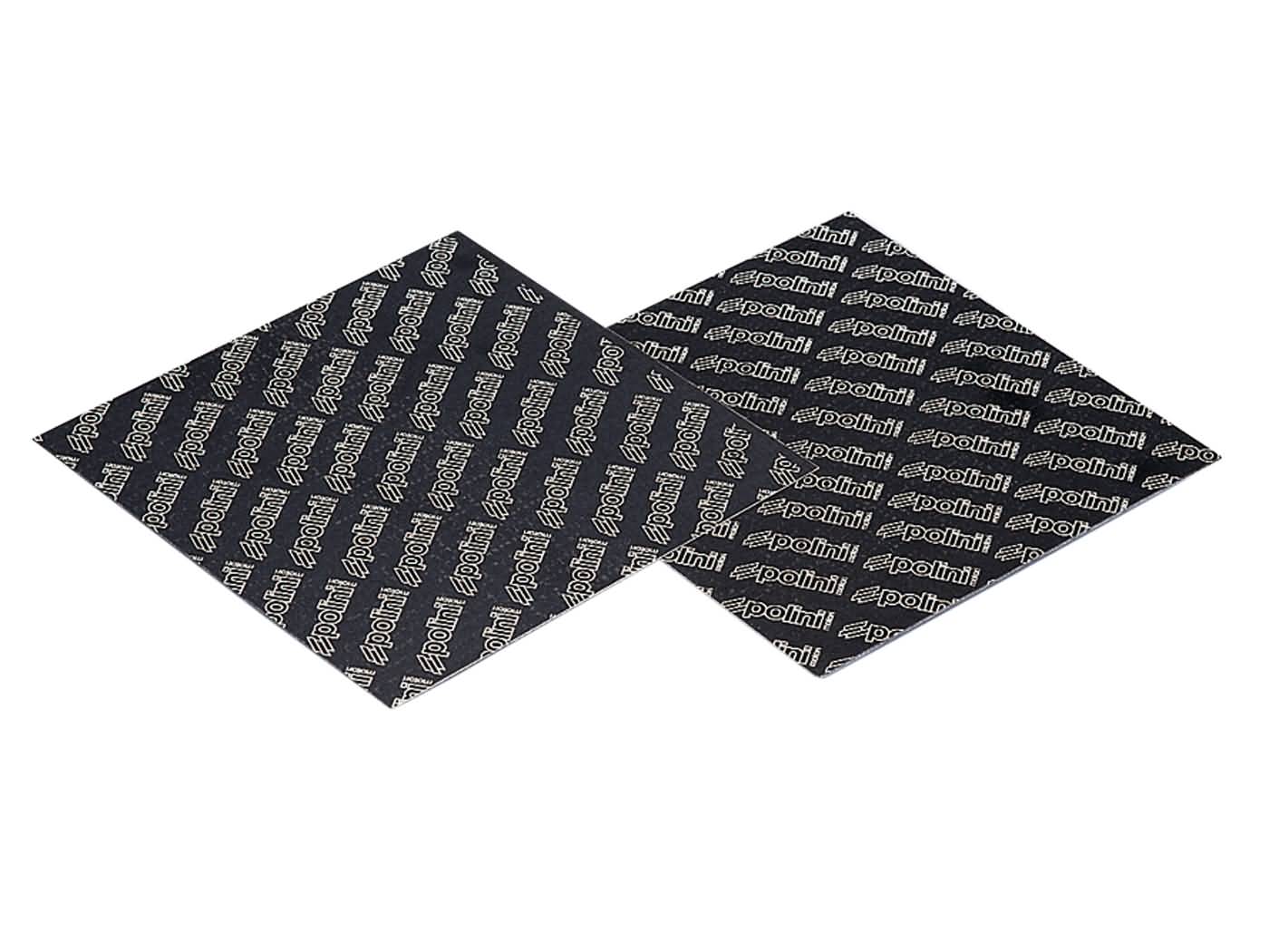 Karboniniai lapelinių vožtūvų lapai Polini 0,40mm 110x100mm - universalūs (balti)