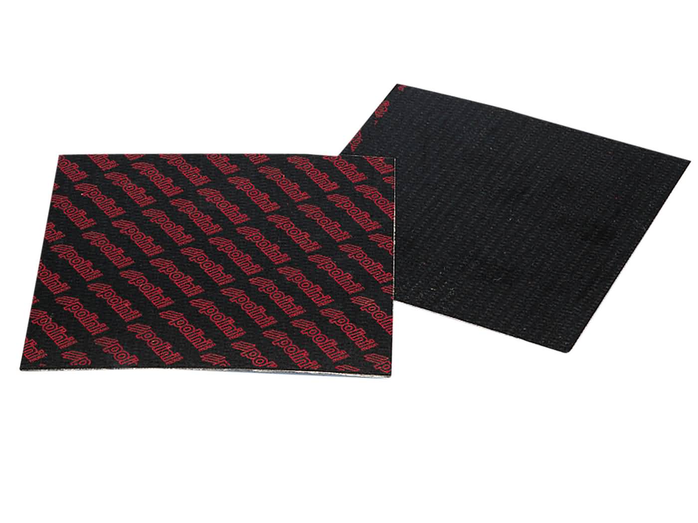 Karboniniai lapelinių vožtūvų lapai Polini 0,45mm 110x100mm - universalūs (raudona)