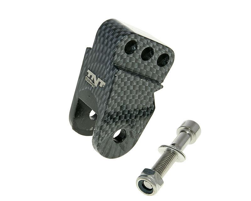 Amortizatoriaus paaukštinimas CNC 3 angų reguliuojamas montavimas Carbon Look pavidalo CPI, Keeway, Generic