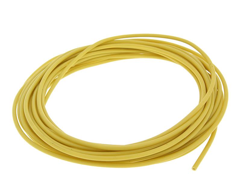 elektros laidas 0,5mm² - 5m - geltonas