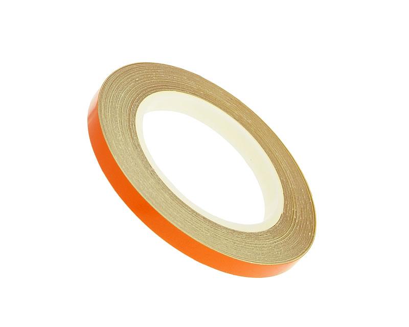 atspindinti rato / ratlankio juostelė 5mm plotis - oranžinė - 600cm ilgis