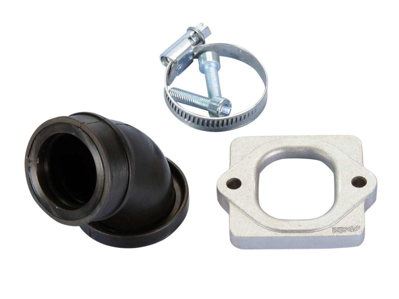 įsiurbimo kolektorius Polini 360 30/33mm, skirtas Piaggio su 26-28mm Mikuni VM karbiuratoriumi