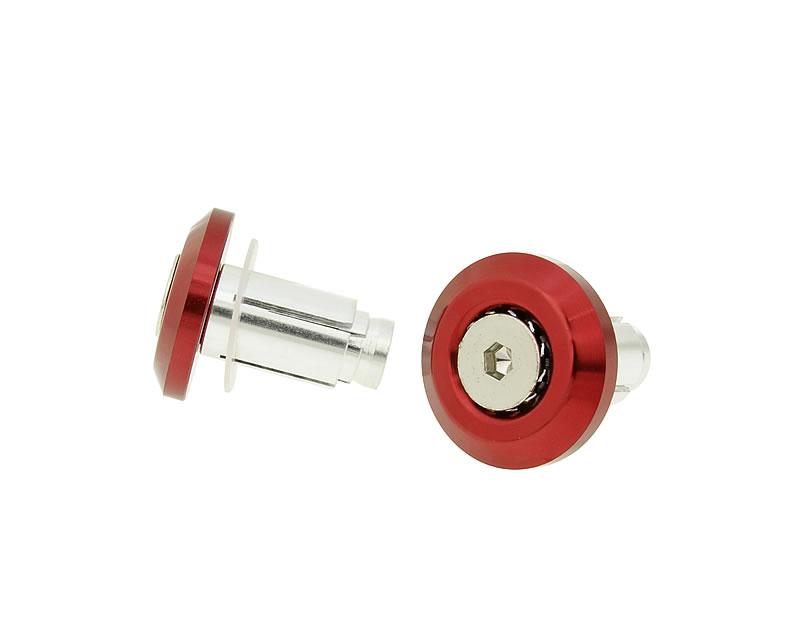 Vairo antgaliai / slaideriai Mini CNC frezuota - raudona