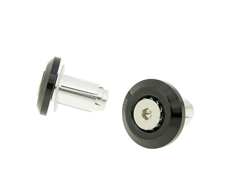 Vairo antgaliai / slaideriai Mini CNC - frezuota juoda = 49646