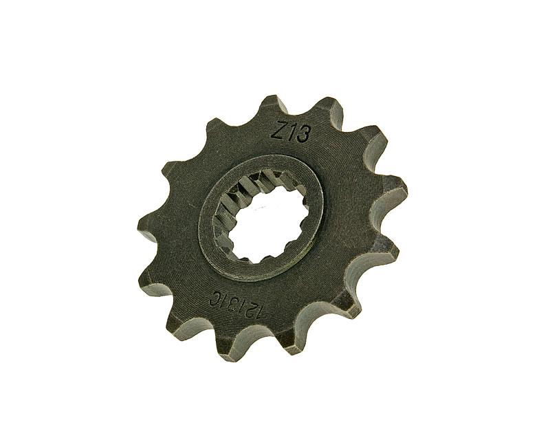 priekinė žvaigždutė 420 – 13 dantų, skirtų Minarelli AM, Generic, KSR-Moto, Keeway, Motobi, Ride, 1E40MA, 1E40MB