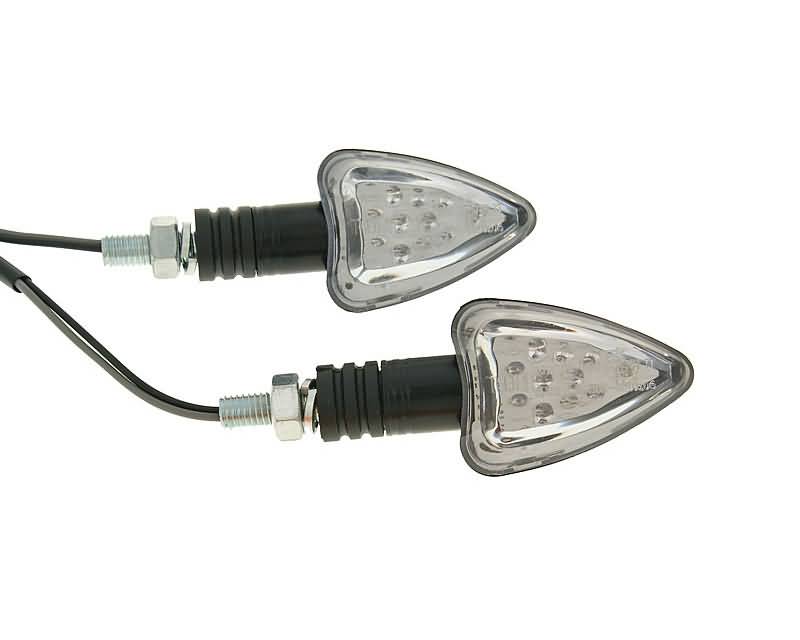 Posūkių komplektas M8 sriegis LED juodas Boost II