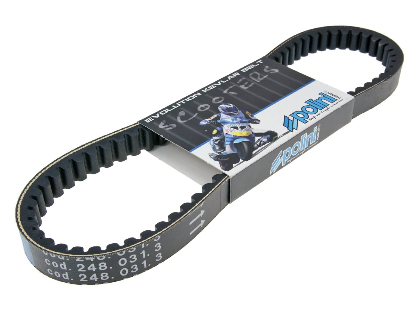 Variatoriaus diržas Polini Aramid Belt 3 versija Piaggio trumpas, senas