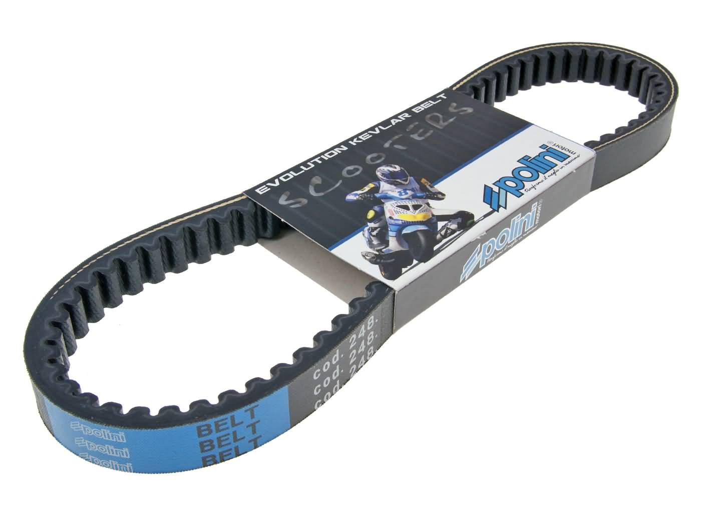 Variatoriaus diržas Polini Aramid Belt versija 6 Piaggio trumpas, senas