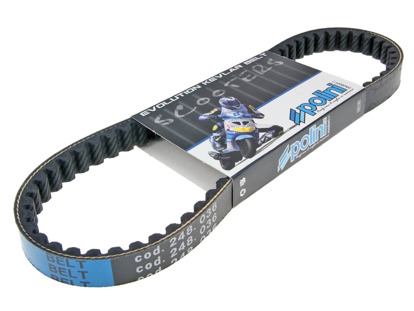 Variatoriaus diržas Polini Aramid Belt skirtas Honda, Kymco, SYM, Baotian