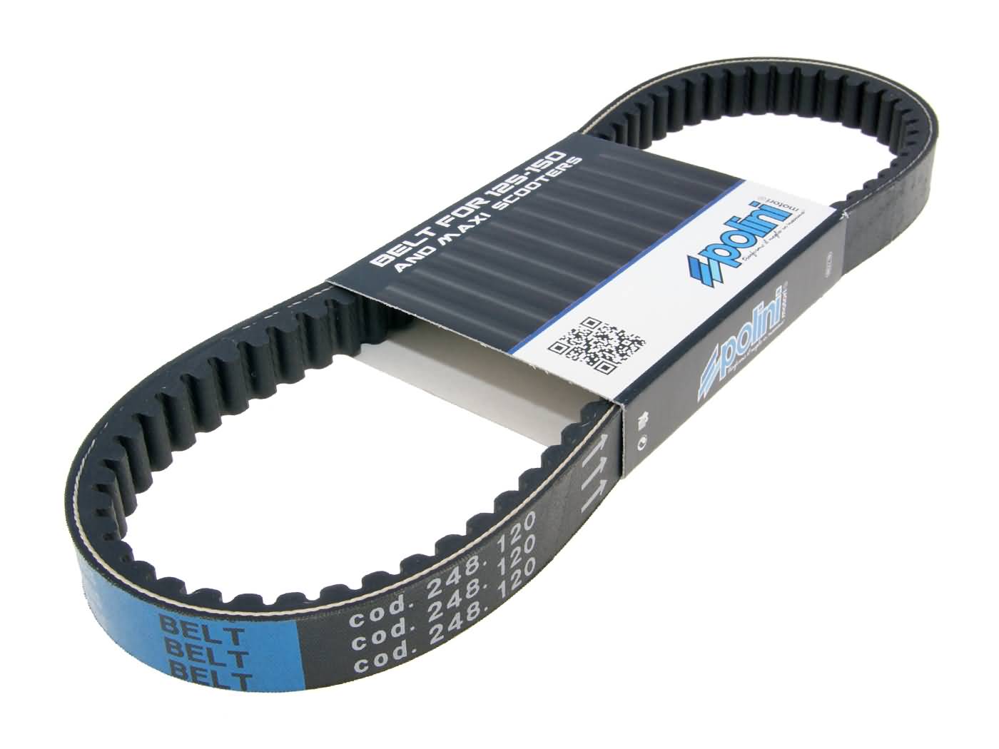 Variatoriaus diržas Polini Maxi Belt, skirtas Aprilia, Derbi, Gilera Nexus, Runner, Piaggio Fly, Liberty, Vespa LX, S, Sprint 125, 150