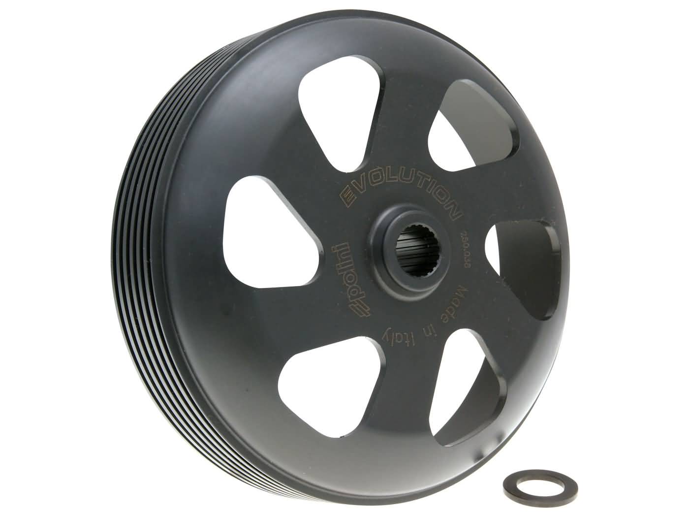 Sankabos būgnas Polini Evolution Maxi Speed ​​Bell D.134 134mm, skirtas Piaggio, Vespa 125ie, 150ie 3V