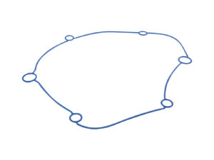 riebokšlis pavaros dangtis Polini Evolution Gear Box for Minarelli Horizontal ilgas