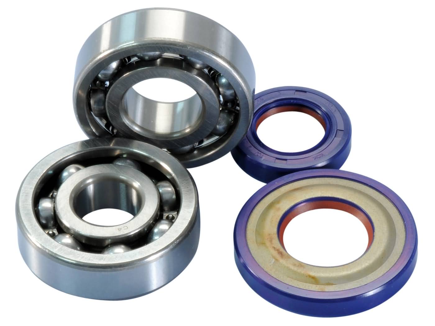 alkūninio veleno guolių komplektas Polini 19mm, skirtas Vespa PK 50, 125, XL 50, 125, 125 Primavera 2T, ETS 125