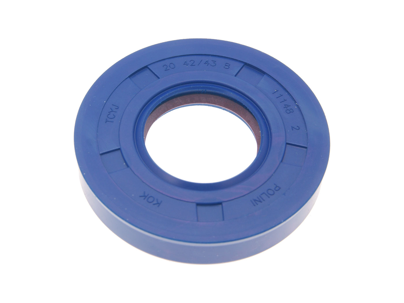 Riebokšlis Alkūninis velenas Polini FKM/PTFE 20x42/43x8mm, skirtas Minarelli