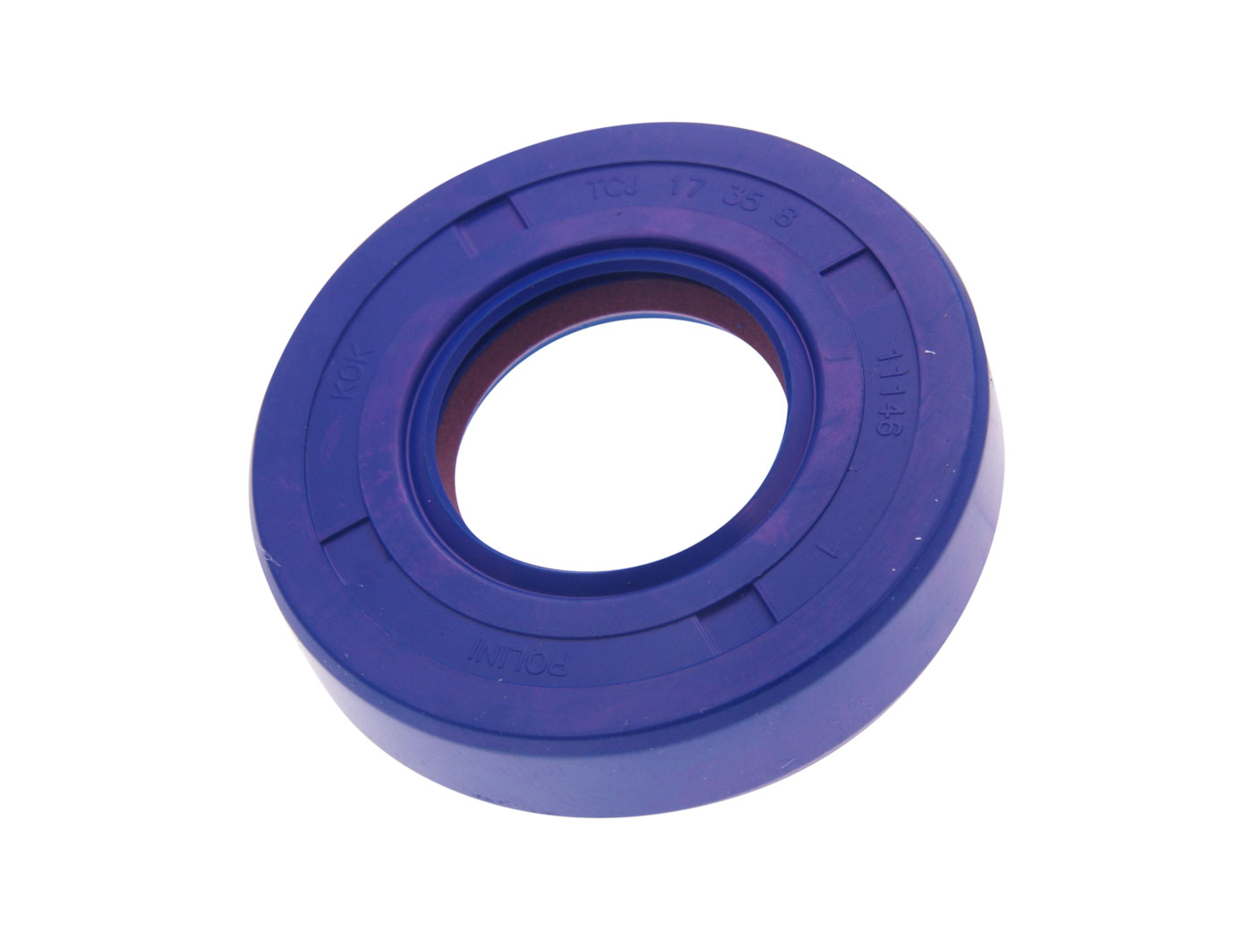 veleno sandariklio Alkūninis velenas Polini FKM/PTFE 17x35x8mm, skirtas Minarelli AM6, Generic, KSR-Moto, Keeway, Motobi, Ride, CPI, 1E40MA, 1E40MB