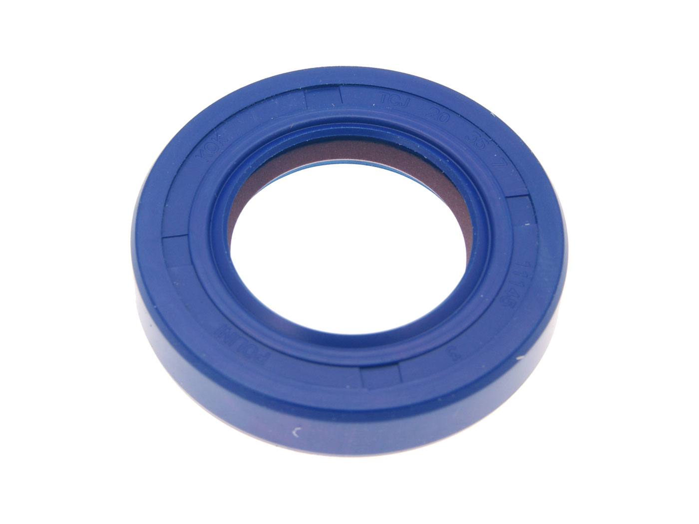 Riebokšlis Alkūninis velenas Polini FKM/PTFE 20x35x7mm, skirtas Derbi D50B0, EBE, EBS, Minarelli AM