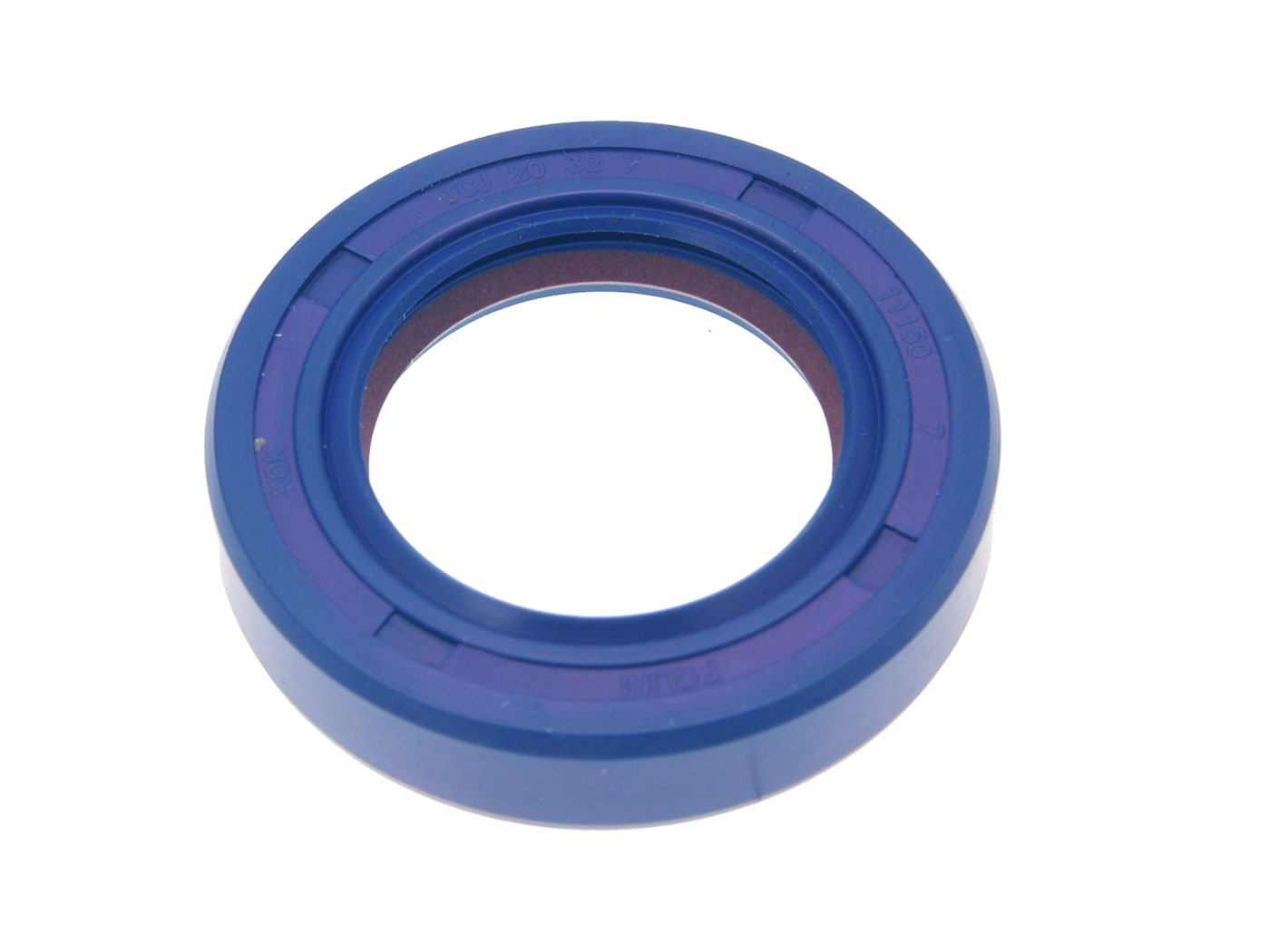 Riebokšlis Alkūninis velenas Polini FKM/PTFE 20x32x7mm, skirtas Vespa PK, Special, XL, Primavera ET3 50-125