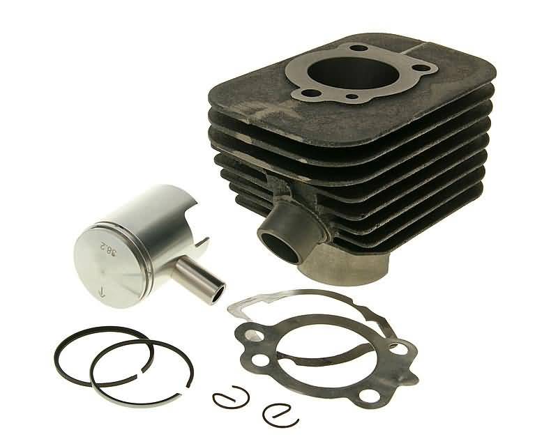 Cilindro komplektas 50cc 12mm stūmoklio pirštas Piaggio Boss, Bravo, Ciao, Grillo, Si