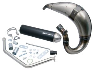 Technigas E-NOX Plieninis Duslintuvas skirtas Rieju MRX RR SMX Spike2, MH Furia, Peugeot XP6