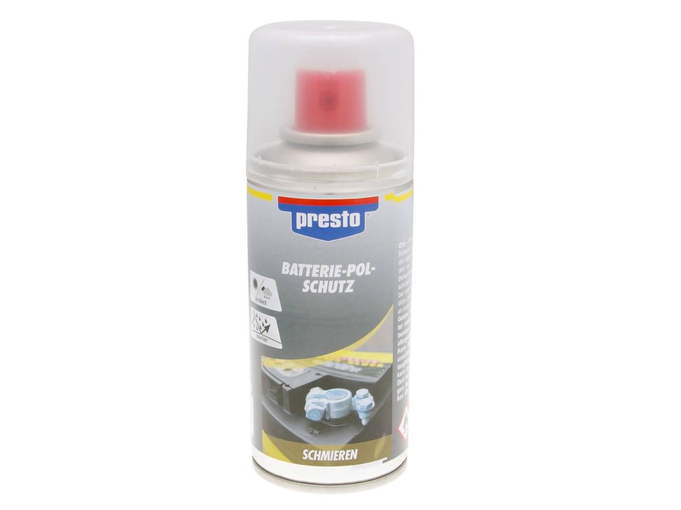 akumuliatoriaus poliaus apsaugos purškiklis Presto 150ml
