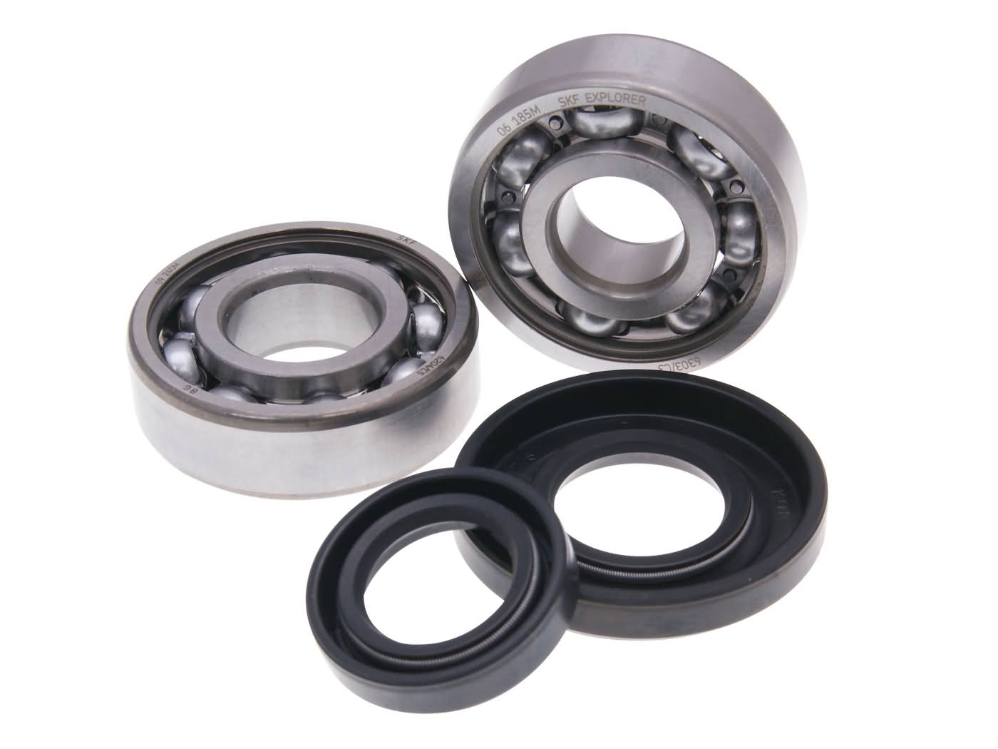 alkūninio veleno guolių komplektas SKF 19mm, skirtas Vespa 50, PK 50